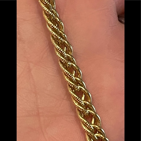 Signed MONET Gold Tone 55” Chain Necklace -Double or Triple for different looks! - Picture 12 of 17